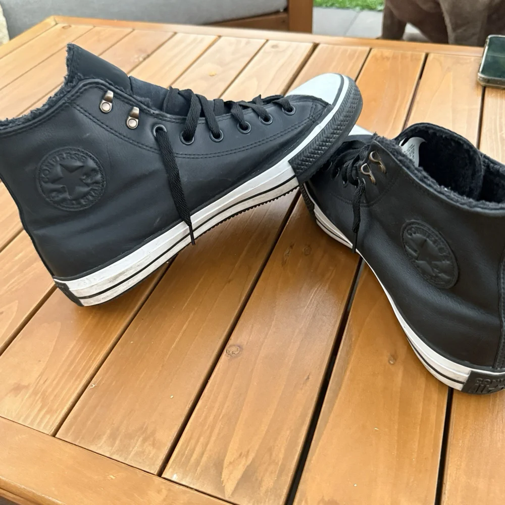 Converse All Star Black/White High Chuck Taylor Sneakerboots Gore Tex Sz 11.5